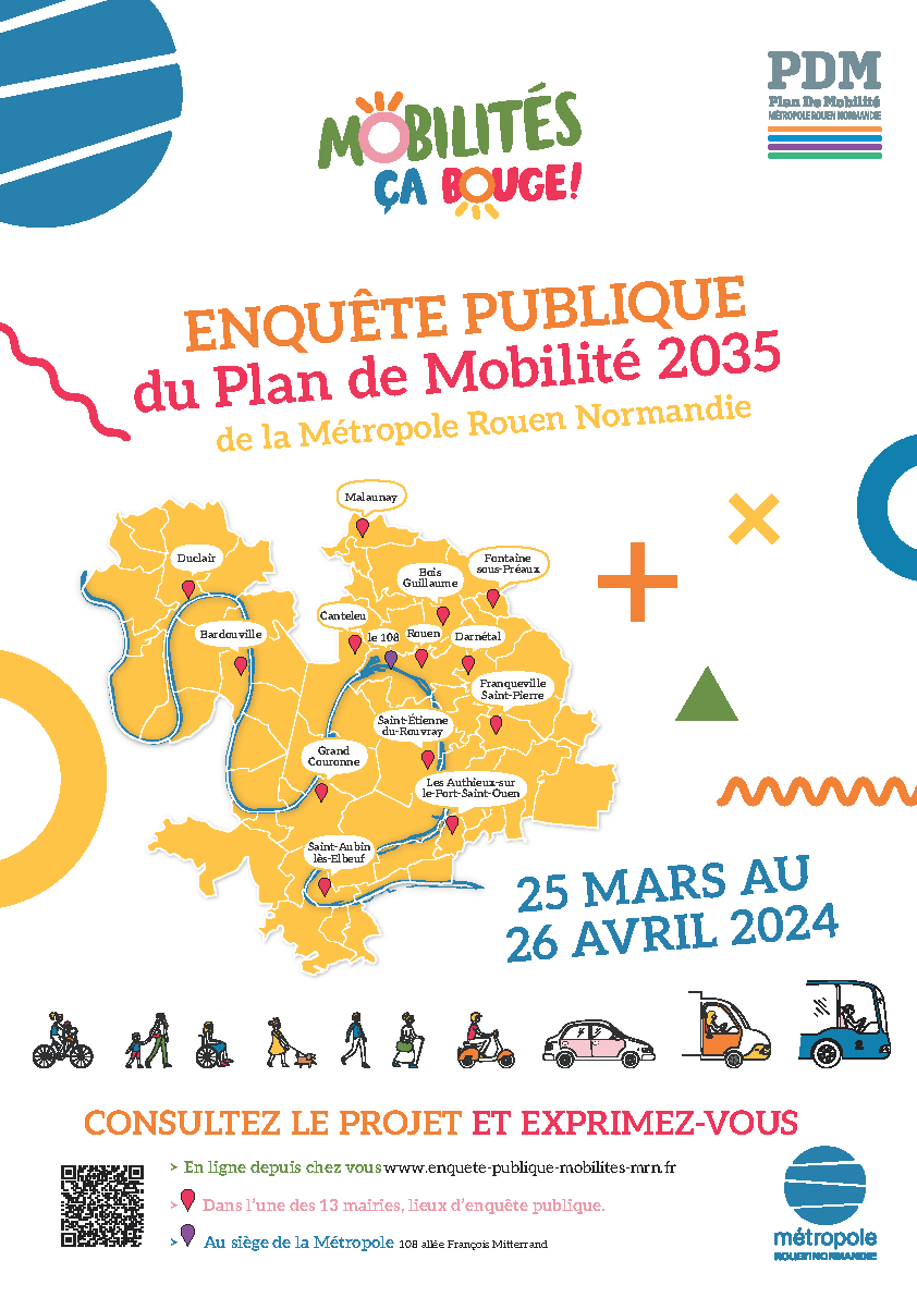 Participez à l’enquête publique du Plan de Mobilité 2035