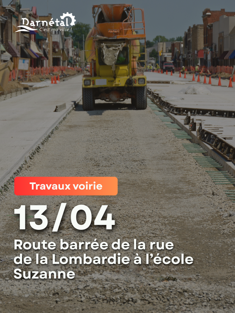 Travaux réfection de voirie rue de Longpaon