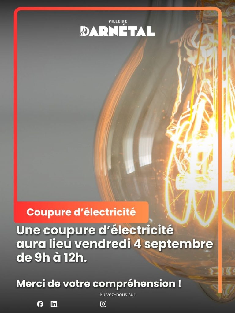 Coupure d'électricité