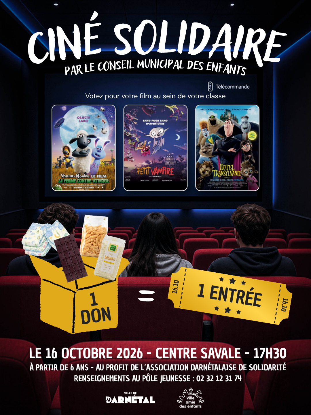 Ciné Solidaire revient à Darnétal !
