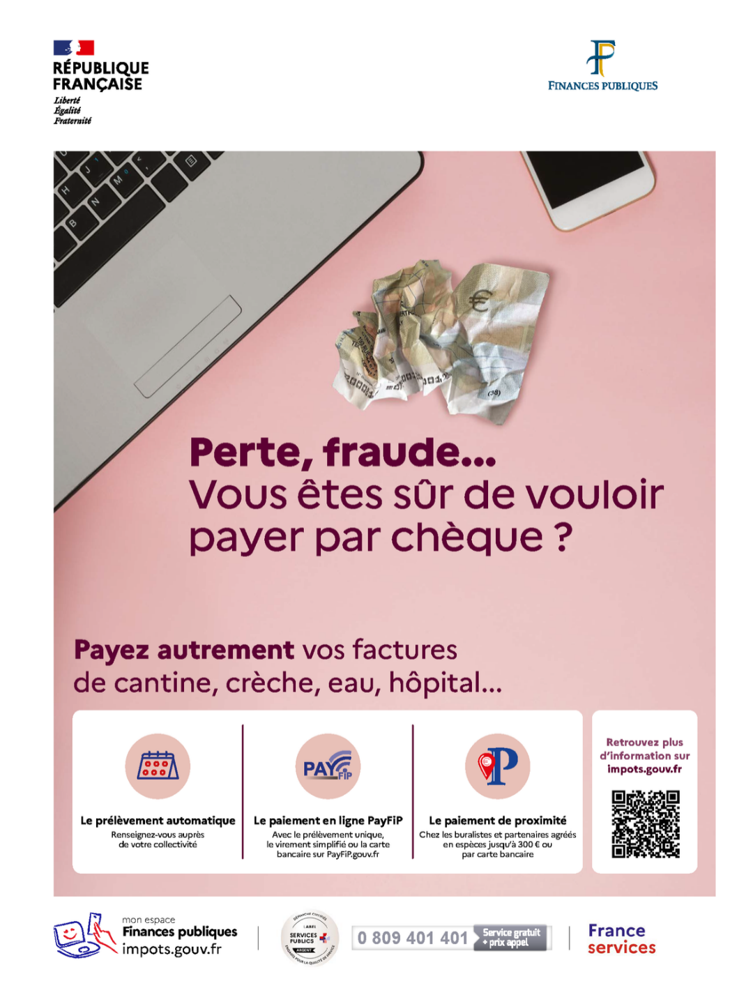 Factures locales : pensez aux alternatives au chèque !